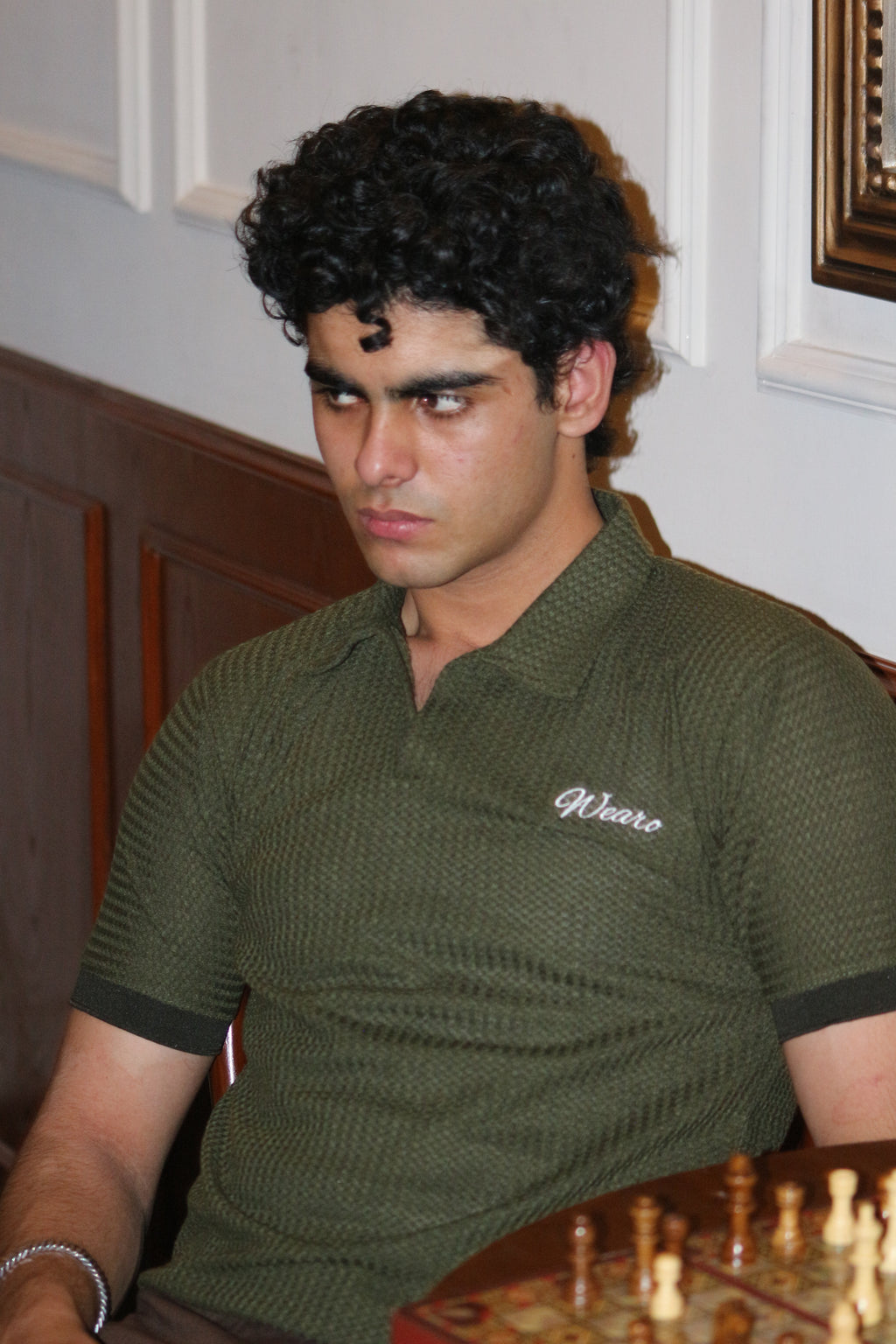 Olive Matrix Polo