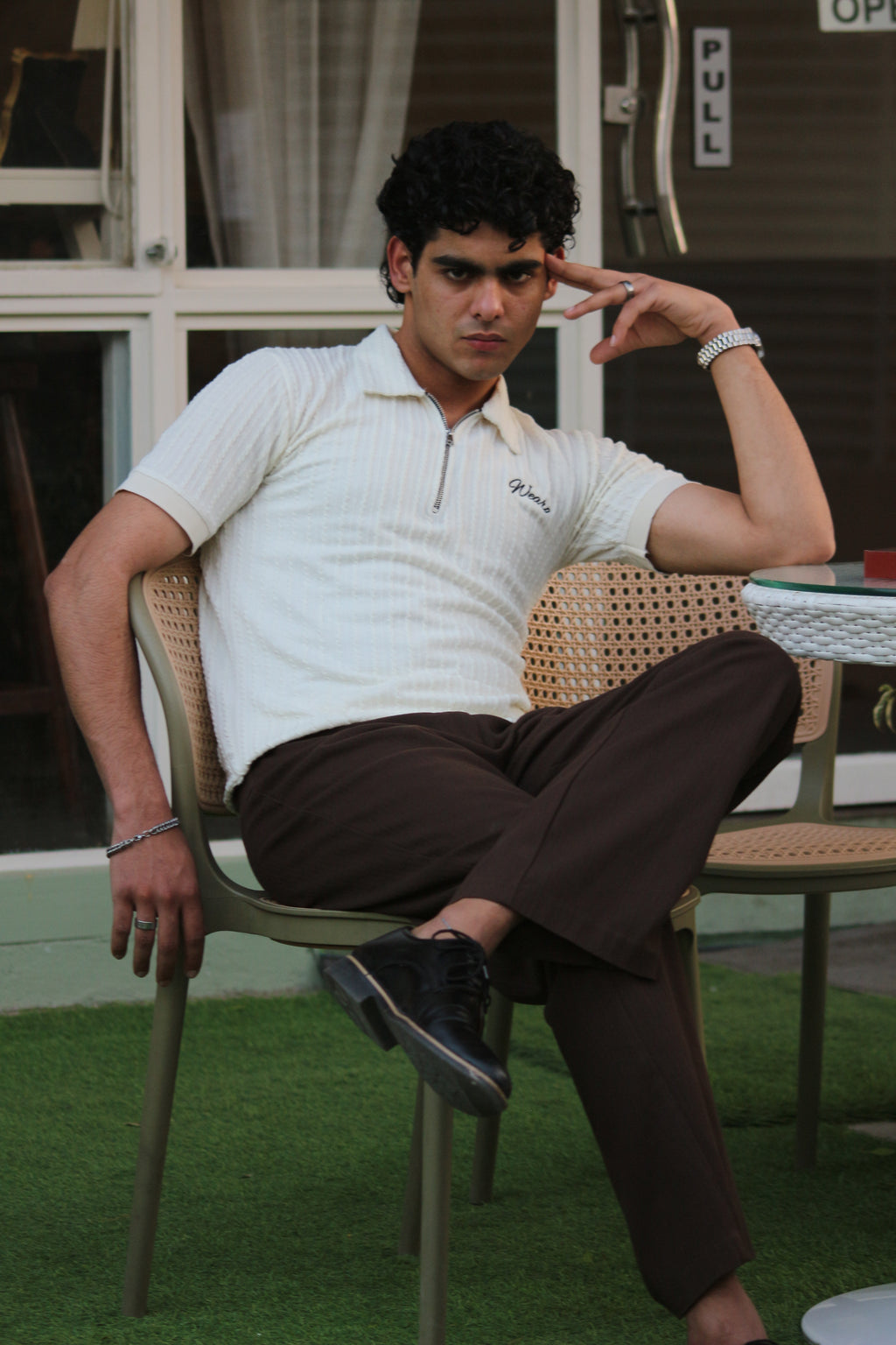 Cloudline Zip Polo