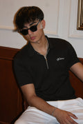 Blackout Zip Polo